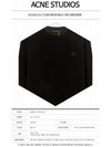 Fairview Face Patch Crew Neck Sweatshirt Black - ACNE STUDIOS - BALAAN 3