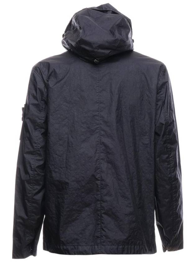 Waffen Patch Membrana Hooded Jacket Navy - STONE ISLAND - BALAAN 3