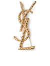 Opyum Ysl Twisted Brooch In Metal Gold - SAINT LAURENT - BALAAN 3