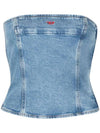 De-Ville Denim Sleeveless Light Blue - DIESEL - BALAAN 2