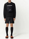 Front Logo Print Sweatshirt Black - BURBERRY - BALAAN 4