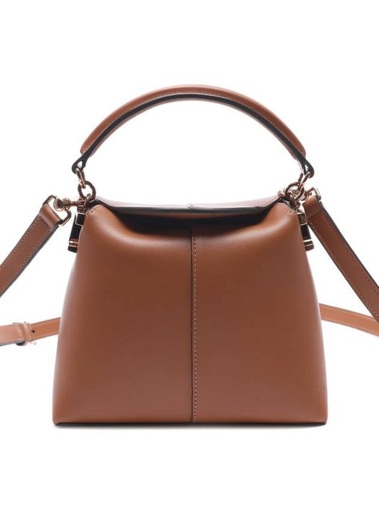 Women's T Case Leather Micro Messenger Bag Brown - TOD'S - BALAAN 2