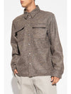 Wool Long Sleeve Shirt Brown - BOTTEGA VENETA - BALAAN 2