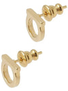 Gancini Small Earrings Gold - SALVATORE FERRAGAMO - BALAAN 5