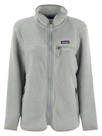 Women's Retro Pile Fleece Zip-Up Jacket Water Green - PATAGONIA - BALAAN 1