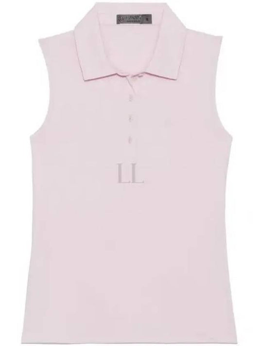 Featherweight Sleeveless Polo G4LC0K861 Blush Women - G/FORE - BALAAN 1