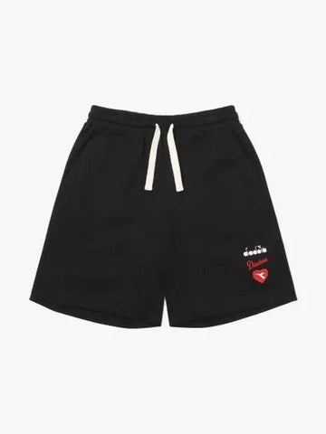 Diadora Love Game Half Pants BLACK - DIADORA - BALAAN 1