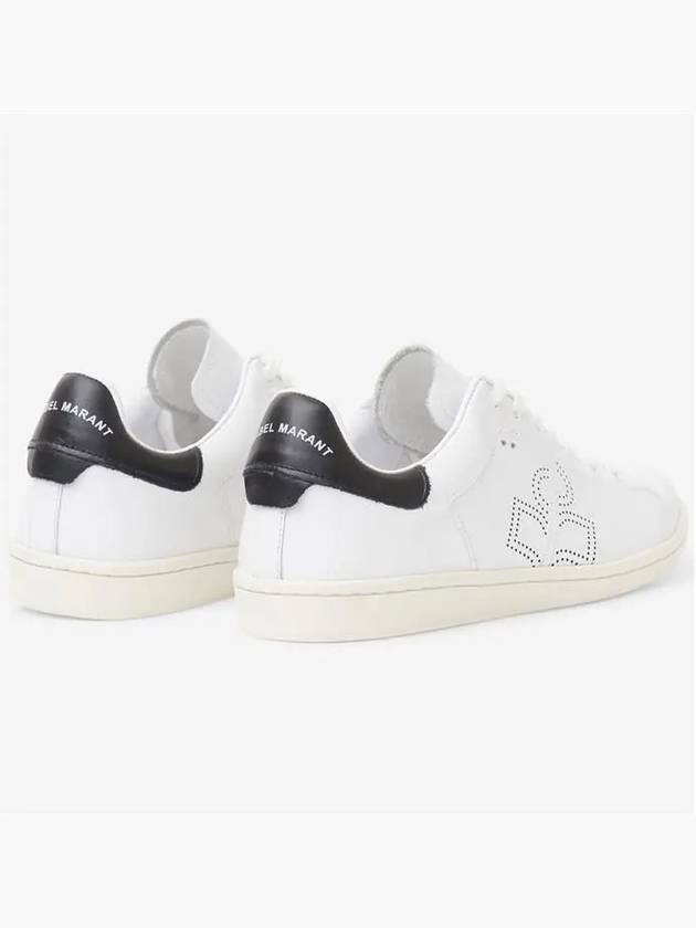 Bart Logo Low-Top Sneakers White - ISABEL MARANT - BALAAN 4