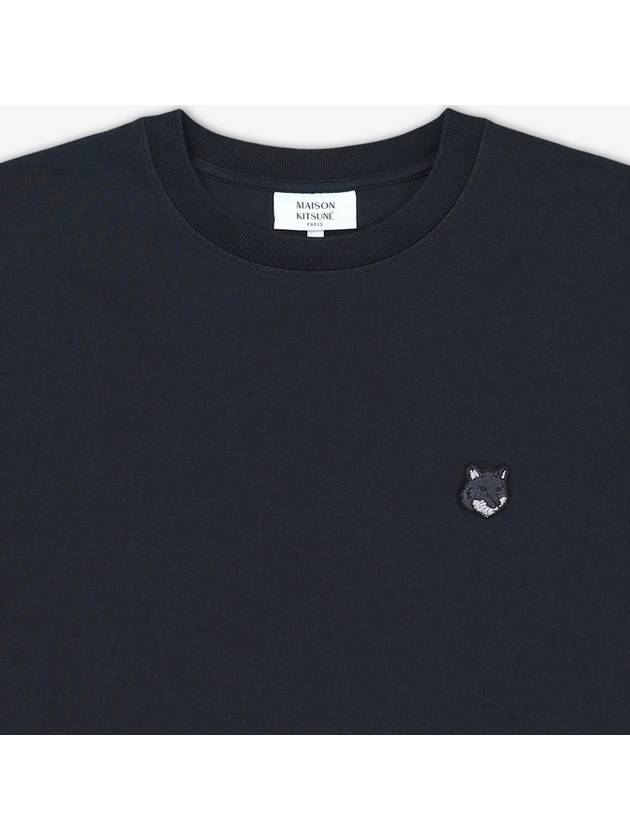 Bold Fox Head Patch Comfort Short Sleeve T-Shirt Black - MAISON KITSUNE - BALAAN 4