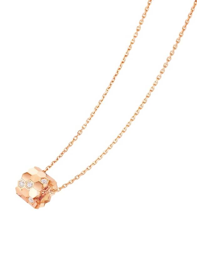 Bee My Love Pendant Small Model Rose Gold Diamond - CHAUMET - BALAAN 3