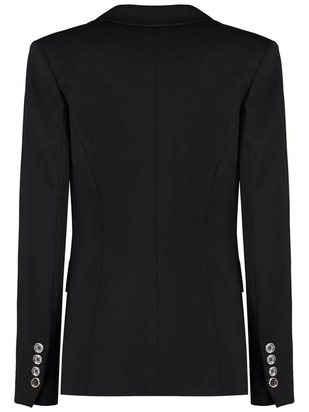 Pinko Signum Single-Breasted Viscose Blazer - PINKO - BALAAN 2