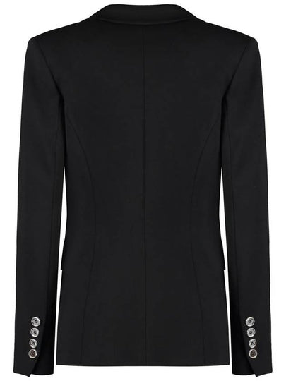 Pinko Signum Single-Breasted Viscose Blazer - PINKO - BALAAN 2