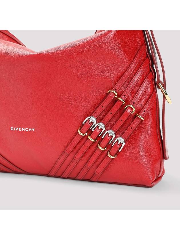 Boilu Multi Buckle Medium Shoulder Bag Red - GIVENCHY - BALAAN 3