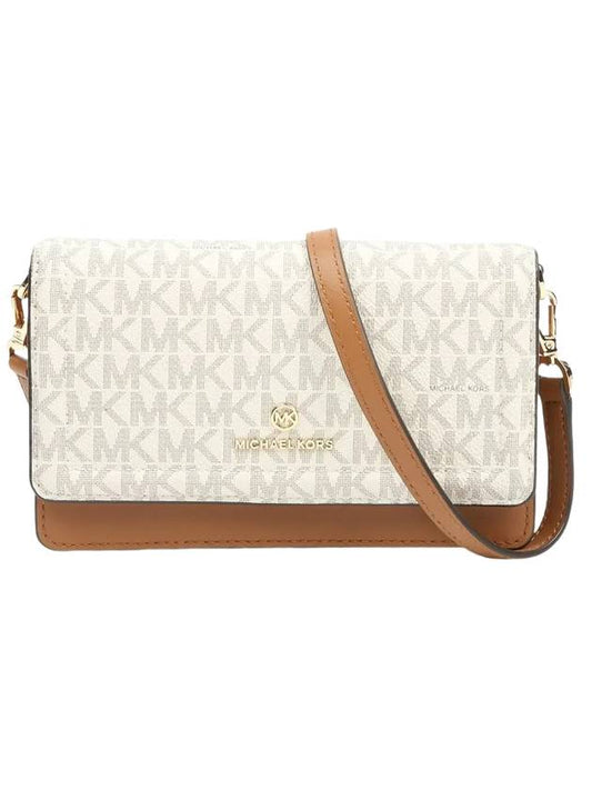 Jetset Small Logo Cross Bag Vanilla - MICHAEL KORS - BALAAN 1