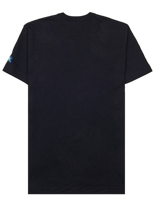 Men's Invader Sleeve T-Shirt P1T328 BLACK - COMME DES GARCONS - BALAAN 2