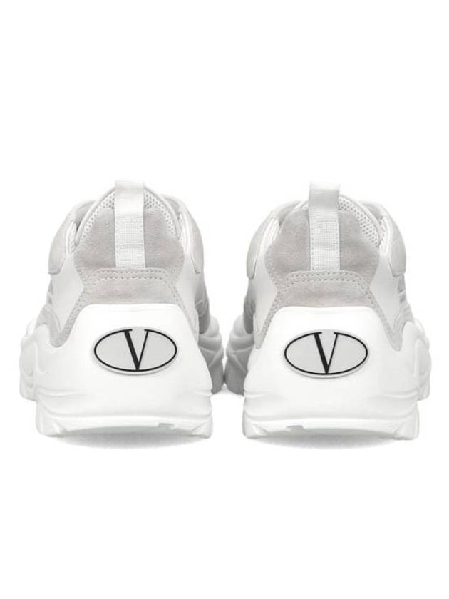 Gumboy Calfskin Low Top Sneakers White - VALENTINO - BALAAN 5