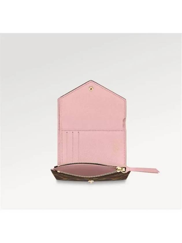 Victorine Monogram Half Wallet Rose Ballerine - LOUIS VUITTON - BALAAN 8