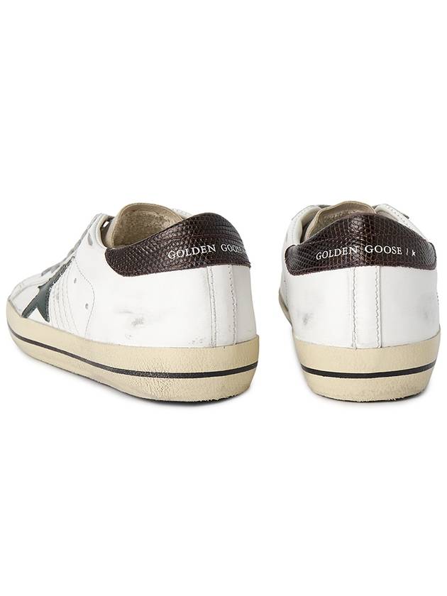 Superstar Brown Tab Low Top Sneakers White - GOLDEN GOOSE - BALAAN 8