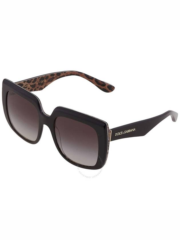 Dolce and Gabbana Grey Gradient Square Ladies Sunglasses DG4414 32998G 54 - DOLCE&GABBANA - BALAAN 3