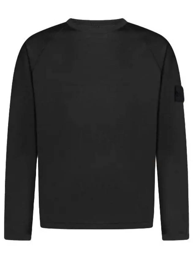 Wappen Patch Crew Neck Knit Top Grey - STONE ISLAND - BALAAN 2