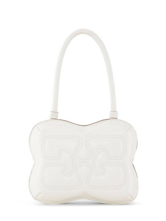 Butterfly Top Handle Shoulder Bag Egret - GANNI - BALAAN 1