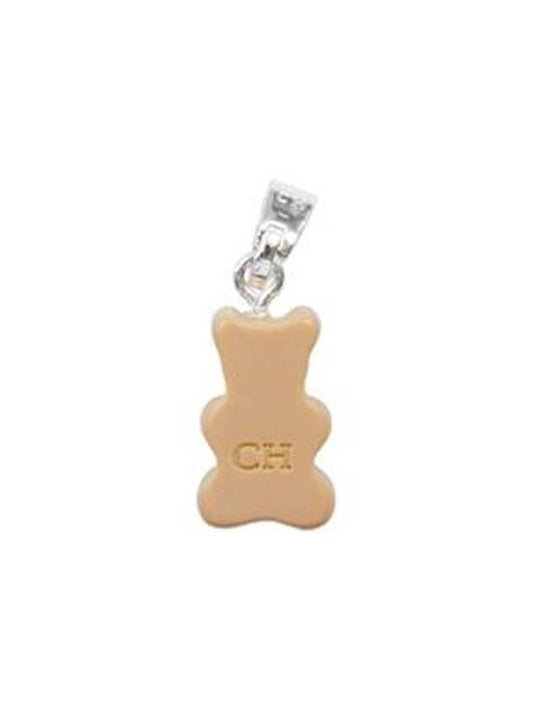 Nostalgia Bear Pendant Salt caramel Silver - CRYSTAL HAZE - BALAAN 2