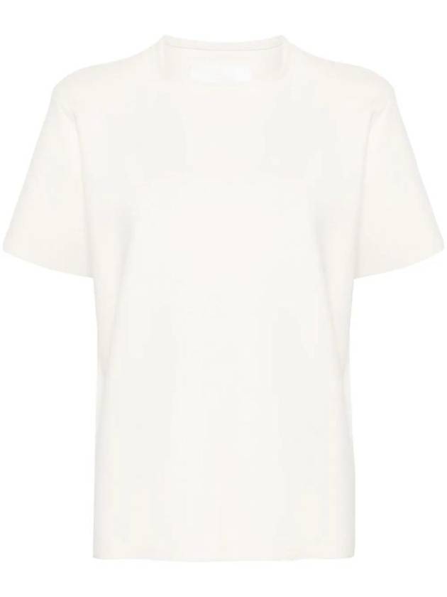 Round neck fine ribbed top J04GP0005J18208 - JIL SANDER - BALAAN 1