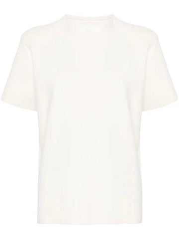 Round neck fine ribbed top J04GP0005J18208 - JIL SANDER - BALAAN 1