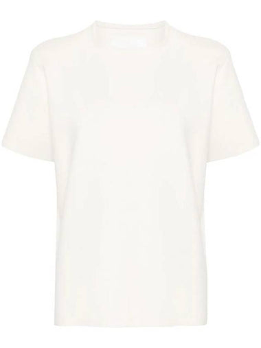 Round neck fine ribbed top J04GP0005J18208 - JIL SANDER - BALAAN 1