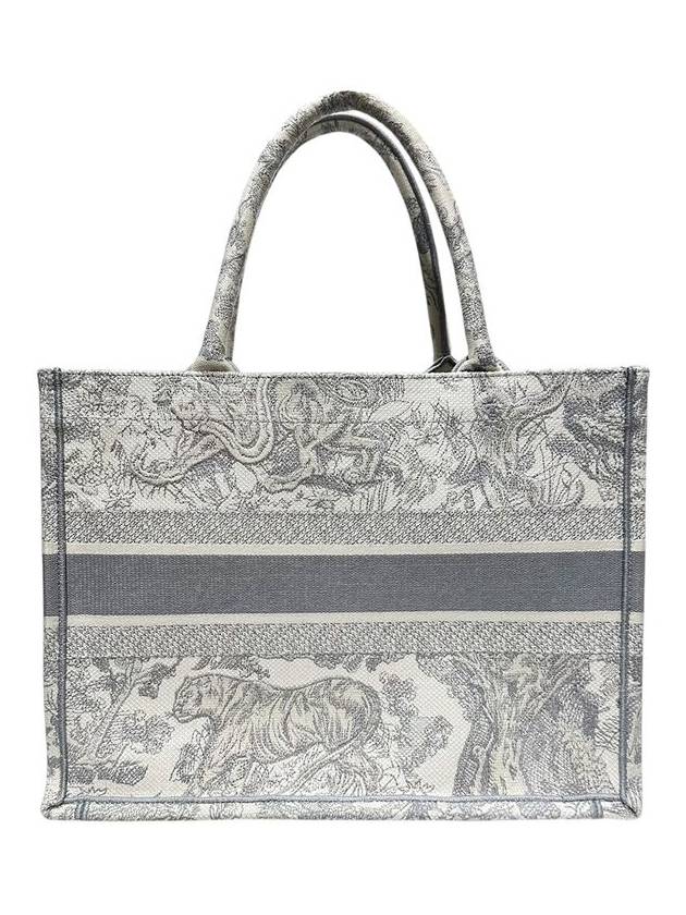 M1296ZTDT M932 Gray Medium Dioriviera Book Tote Bag - DIOR - BALAAN 3