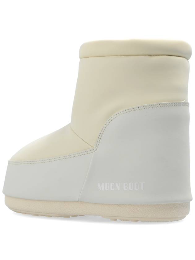 Moon Boot Snow Boots Icon Low Nolace Rubber, Men's, Cream - MOON BOOT - BALAAN 5