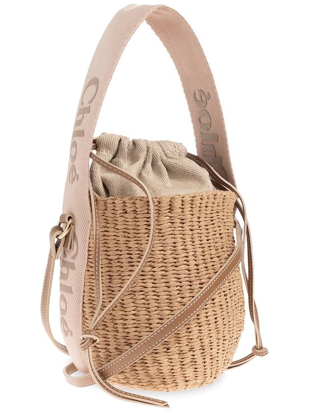 Woody Small Bucket Bag Beige - CHLOE - BALAAN 5