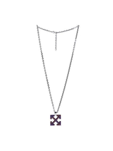 Arrow Pendant Necklace Purple - OFF WHITE - BALAAN 1