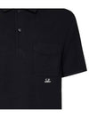 Pocket Polo Shirt Black - CP COMPANY - BALAAN 5