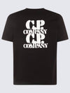 30/1 Jersey Graphic Short Sleeve T-Shirt Black - CP COMPANY - BALAAN 3