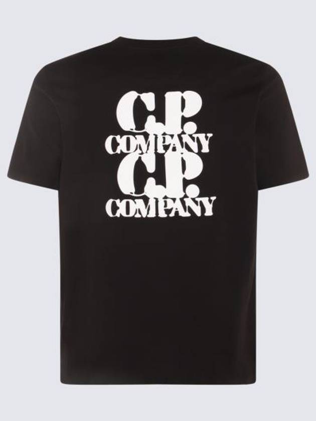 30/1 Jersey Graphic Short Sleeve T-Shirt Black - CP COMPANY - BALAAN 3