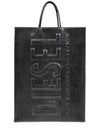 DSL 3D embossed logo tote bag X09927P6870 - DIESEL - BALAAN 2