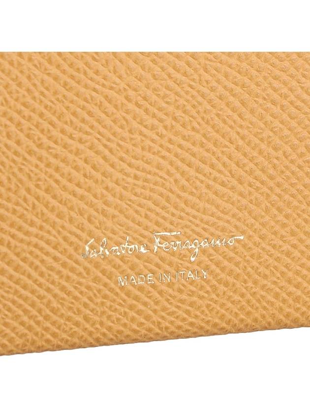 Gancini Card Wallet Langur - SALVATORE FERRAGAMO - BALAAN 6