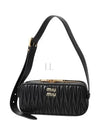 Materasse Nappa Leather Shoulder Bag Black - MIU MIU - BALAAN 2