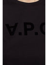 VPC Logo Organic Cotton Short Sleeve T-Shirt Black - A.P.C. - BALAAN 4