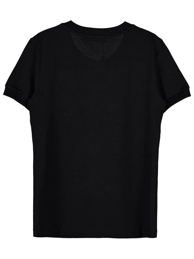 Logo Jersey Short Sleeve T-shirt Black - DOLCE&GABBANA - BALAAN 3