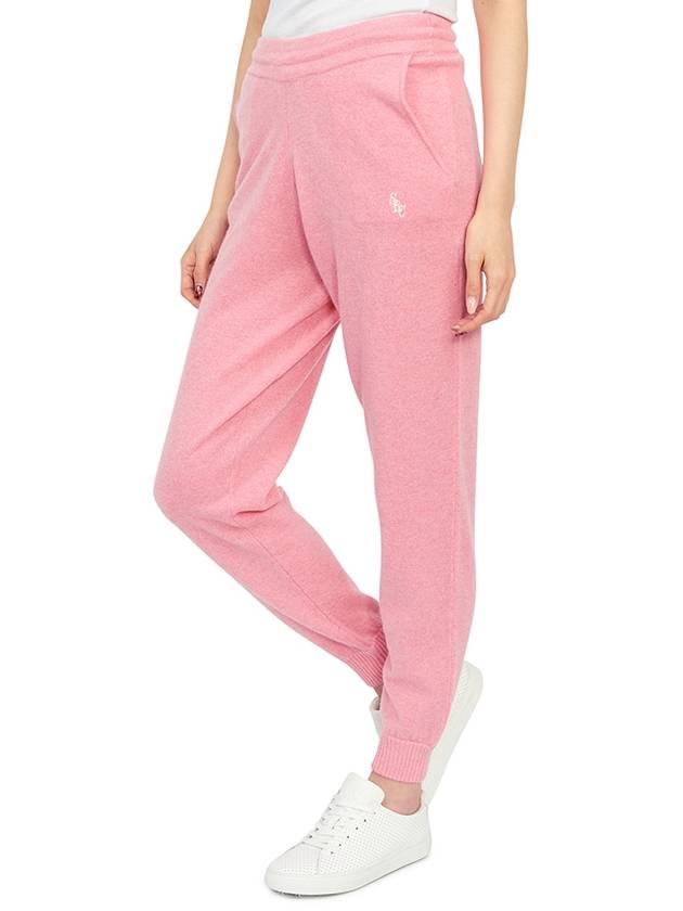 Training Cashmere Track Pants Pink - SPORTY & RICH - BALAAN 6