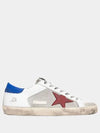 Superstar Low Top Sneakers Blue Red White - GOLDEN GOOSE - BALAAN 2