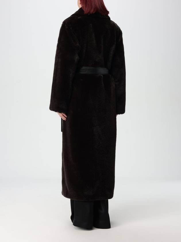 Komore Belt Long Pouf Coat Brown - PINKO - BALAAN 3