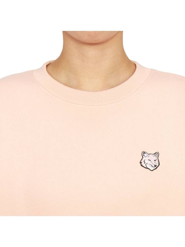 Bold Fox Head Patch Comfort Sweatshirt Pink - MAISON KITSUNE - BALAAN 6