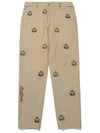 Bucket embroidery chino pants BEIGE MAN - MALBON GOLF - BALAAN 1