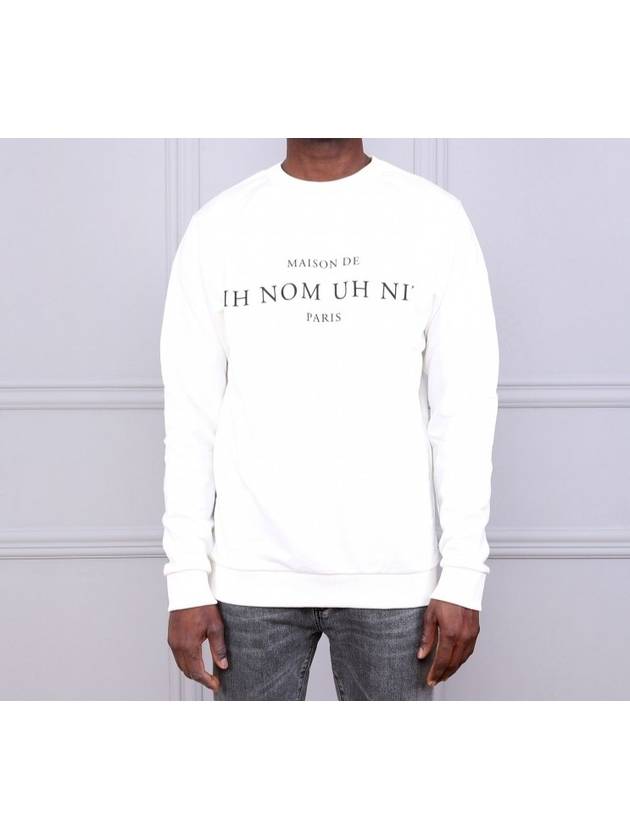 Lettering Sweatshirt Ivory NUS18492 - IH NOM UH NIT - BALAAN 6