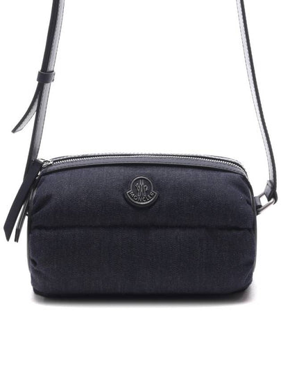 Women's KEONI Denim Cross Bag KEONI 5L00019 M4077 77A 24S - MONCLER - BALAAN 2