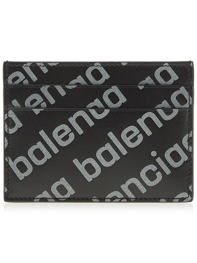 All Over Logo Card Wallet Black - BALENCIAGA - BALAAN 2