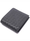 Intrecciato Weaving Half Wallet Dark Grey - BOTTEGA VENETA - BALAAN 6